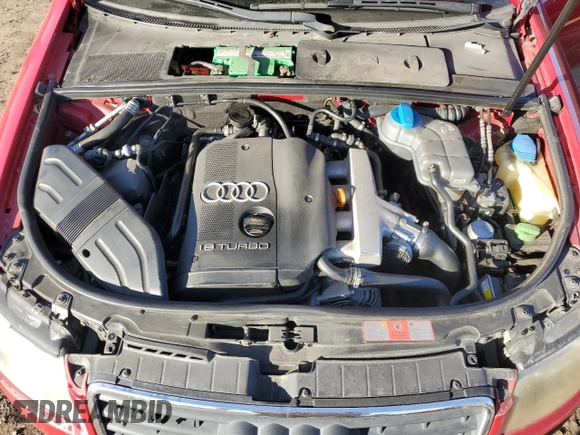 2003 Audi A4 1.8T with VIN WAUAC48H53K022238, listed as a Copart auction lot 76222834 with 116,536 mi miles and Clean Title. Bid and sale history available at carsss.com. Image 11.
