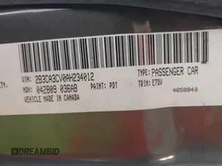 2010 Dodge Charger SXT with VIN 2B3CA3CV0AH234012, listed as a IAAI auction lot 41670267 with 202,182 mi miles and . Bid and sale history available at carsss.com. Image 9.