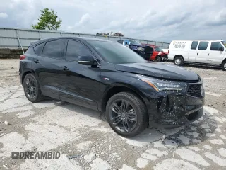 2023 Acura RDX w/A-Spec Package with VIN 5J8TC2H66PL006825, listed as a Copart auction lot 58852025 with 26,109 mi miles and Salvage title. Bid and sale history available at DreamBid. Image 4.