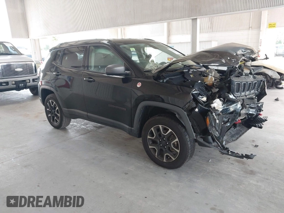 2020 Jeep Compass Trailhawk with VIN 3C4NJDDB3LT170463, listed as a IAAI auction lot 42446080 with 83,336 mi miles and . Bid and sale history available at DreamBid. Image 1.