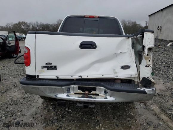 2002 Ford F-150 XLT with VIN 1FTRW07642KB05017, listed as a Copart auction lot 87744395 with 199,287 mi miles and Salvage Title. Bid and sale history available at carsss.com. Image 6.
