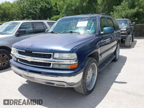 2005 Chevrolet Tahoe Z71 with VIN 1GNEC13T35R205945, listed as a IAAI auction lot 42584823 with 183,432 mi miles and . Bid and sale history available at DreamBid. Image 2.