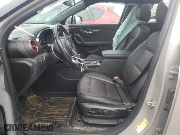 2021 Chevrolet Blazer RS z VIN 3GNKBERSXMS509247, wystawiony jako Copart lot #73010674 z przebiegiem 40 324 mil mil oraz Czysty tytuł • Clean title. Historia ofert i sprzedaży dostępna na DreamBid. Obrazek 7.