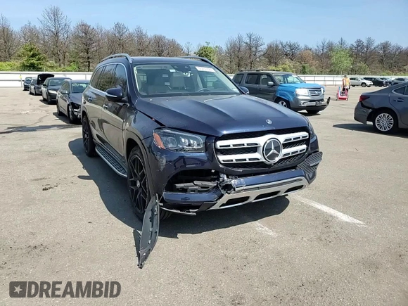 2020 Mercedes-Benz GLS 450 with VIN 4JGFF5KE8LA204635, listed as a Copart auction lot 55257424 with 62,060 mi miles and Salvage Title. Bid and sale history available at DreamBid. Image 12.