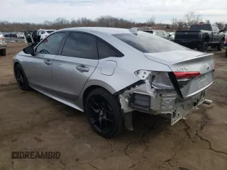 2023 Honda Civic Sedan Sport with VIN 2HGFE2F56PH540339, listed as a Copart auction lot 48159555 with 22,617 mi miles and Salvage Title. Bid and sale history available at carsss.com. Image 2.
