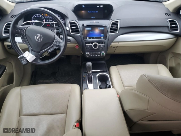 2017 Acura RDX w/Technology Pkg with VIN 5J8TB4H56HL025186, listed as a Copart auction lot 49624285 with 122,511 mi miles and Salvage Title. Bid and sale history available at carsss.com. Image 8.