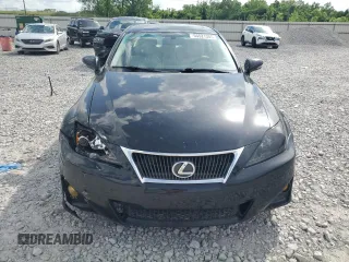 2012 Lexus IS 250 with VIN JTHBF5C21C5166406, listed as a Copart auction lot 55521305 with 123,708 mi miles and Salvage title. Bid and sale history available at DreamBid. Image 5.