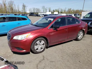 2015 Subaru Legacy 2.5i with VIN 4S3BNAA68F3015615, listed as a Copart auction lot 51895855 with 121,577 mi miles and Salvage Title. Bid and sale history available at carsss.com. Image 1.
