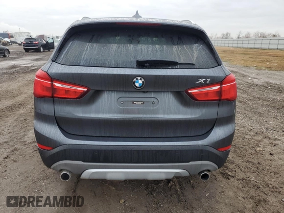 2017 BMW X1 sDrive28i with VIN WBXHU7C3XH5H38074, listed as a Copart auction lot 43088995 with 98,820 mi miles and Salvage Title. Bid and sale history available at carsss.com. Image 6.