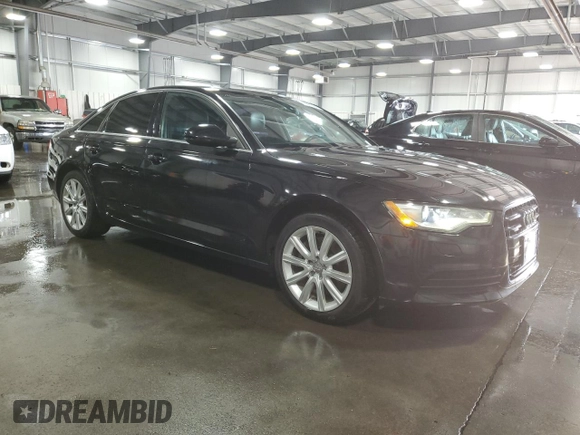 2015 Audi A6 2.0T Premium with VIN WAUFFAFC9FN032258, listed as a Copart auction lot 70641064 with 125,355 mi miles and Salvage Title. Bid and sale history available at carsss.com. Image 4.