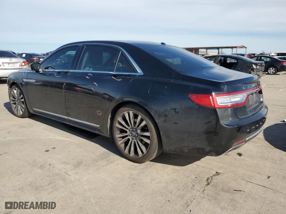 2017 Lincoln Continental Select with VIN 1LN6L9SK5H5629901, listed as a Copart auction lot 83004854 with 16,007 mi miles and Salvage Title. Bid and sale history available at carsss.com. Image 2.