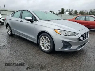 2020 Ford Fusion SE with VIN 3FA6P0HD3LR142902, listed as a Copart auction lot 51999185 with 43,220 mi miles and Salvage Title. Bid and sale history available at carsss.com. Image 4.