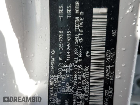 2024 Lexus GX 550 Premium z VIN JTJTBCDX2R5003799, wystawiony jako Copart lot #53557315 z przebiegiem 736 mil mil oraz Szkoda całkowita • Salvage title. Historia ofert i sprzedaży dostępna na DreamBid. Obrazek 13.