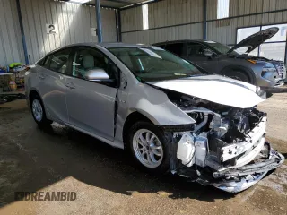 2022 Toyota Prius L Eco with VIN JTDKAMFU0N3175006, listed as a Copart auction lot 53269105 with 71,988 mi miles and Non Repairable. Bid and sale history available at carsss.com. Image 4.