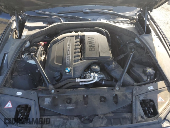 2015 BMW 5 Series 535i with VIN WBA5B1C5XFG127381, listed as a Copart auction lot 51338675 with 123,596 mi miles and Salvage Title. Bid and sale history available at carsss.com. Image 11.