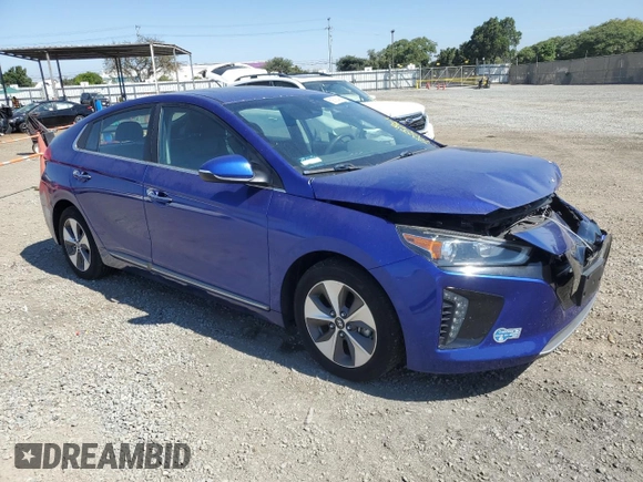 2019 Hyundai Ioniq Limited z VIN KMHC05LH0KU050044, wystawiony jako Copart lot #69305464 z przebiegiem 59 059 mil mil oraz Szkoda całkowita • Salvage title. Historia ofert i sprzedaży dostępna na DreamBid. Obrazek 4.