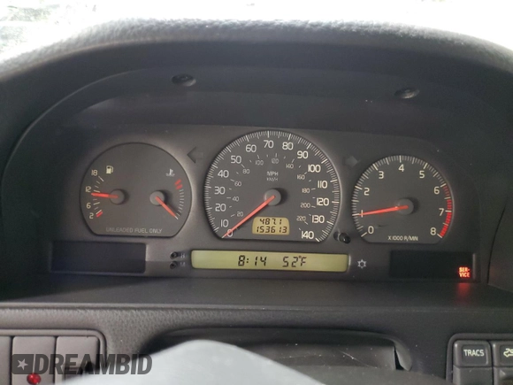 1998 Volvo S70 with VIN YV1LS5577W1497166, listed as a Copart auction lot 87835355 with 153,613 mi miles and Salvage title. Bid and sale history available at DreamBid. Image 9.