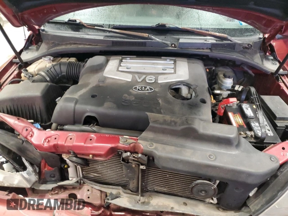 2005 Kia Sorento LX with VIN KNDJD733255391380, listed as a Copart auction lot 44764535 with 129,652 mi miles and Salvage Title. Bid and sale history available at carsss.com. Image 12.