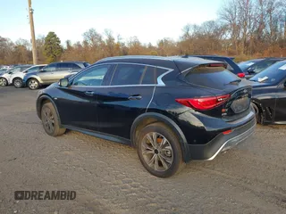 2017 Infiniti QX30 Luxury with VIN SJKCH5CR8HA032677, listed as a IAAI auction lot 40474574 with 75,902 mi miles. Bid and sale history available at carsss.com. Image 3.