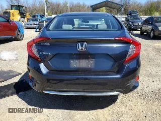 2019 Honda Civic Sedan LX with VIN 2HGFC2F65KH525466, listed as a Copart auction lot 49464965 with 76,506 mi miles and Salvage Title. Bid and sale history available at carsss.com. Image 6.