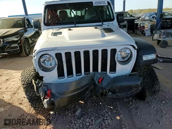 2022 Jeep Gladiator Rubicon with VIN 1C6JJTBG3NL103293, listed as a Copart auction lot 45599755 with Not provided miles and Salvage title. Bid and sale history available at DreamBid. Image 11.
