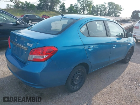 2017 Mitsubishi Mirage ES with VIN ML32F3FJ2HHF12774, listed as a IAAI auction lot 42676949 with 175,822 mi miles and . Bid and sale history available at DreamBid. Image 4.