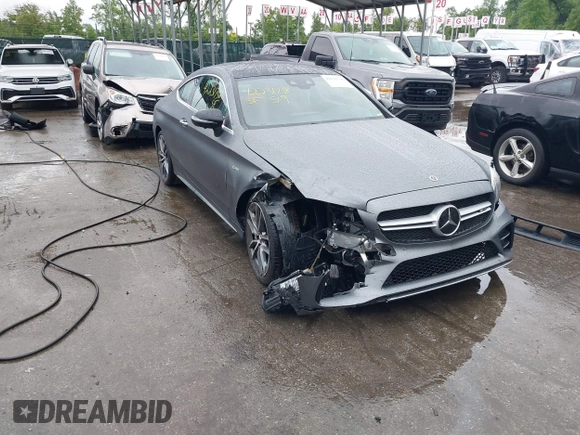 2023 Mercedes-Benz C 43 AMG with VIN W1KWJ6EB3PG118300, listed as a IAAI auction lot 42231738 with 43,304 mi miles and . Bid and sale history available at DreamBid. Image 1.