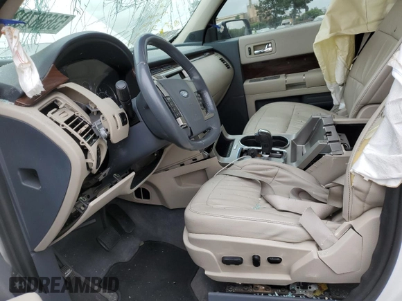 2009 Ford Flex SEL z VIN 2FMDK52C29BA15526, wystawiony jako Copart lot #53630793 z przebiegiem Nie podano mil oraz Szkoda całkowita • Salvage title. Historia ofert i sprzedaży dostępna na DreamBid. Obrazek 7.