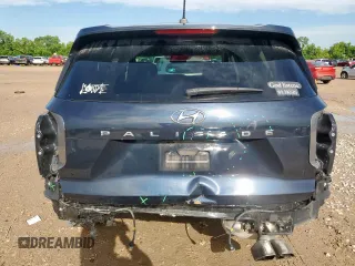 2020 Hyundai Palisade SEL with VIN KM8R34HE4LU145055, listed as a Copart auction lot 58087325 with 77,074 mi miles and Salvage title. Bid and sale history available at DreamBid. Image 6.