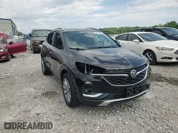 2021 Buick Encore GX Essence with VIN KL4MMFSL3MB151001, listed as a Copart auction lot 56675175 with 20,099 mi miles and Salvage title. Bid and sale history available at DreamBid. Image 14.