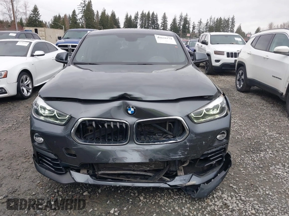 2018 BMW X2 xDrive28i with VIN WBXYJ5C37JEF74740, listed as a IAAI auction lot 41818174 with 74,155 mi miles. Bid and sale history available at carsss.com. Image 12.