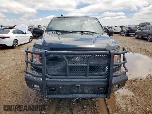 2018 Ford F-150 XL with VIN 1FTEW1E58JKD66986, listed as a Copart auction lot 59444175 with 142,775 mi miles and Salvage title. Bid and sale history available at DreamBid. Image 5.