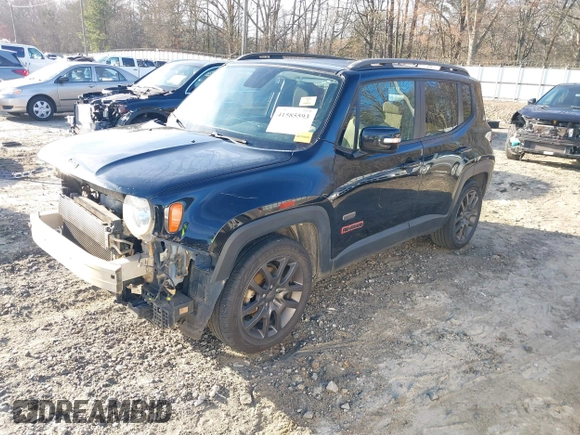 2016 Jeep Renegade Latitude with VIN ZACCJABT6GPE31258, listed as a IAAI auction lot 41585593 with 113,198 mi miles and . Bid and sale history available at DreamBid. Image 2.