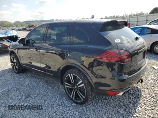 2014 Porsche Cayenne Turbo with VIN WP1AC2A2XELA85702, listed as a Copart auction lot 72328394 with 100,142 mi miles and Salvage title. Bid and sale history available at DreamBid. Image 2.