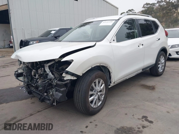 2018 Nissan Rogue SV with VIN KNMAT2MT7JP593232, listed as a IAAI auction lot 42141416 with 34,373 mi miles and . Bid and sale history available at carsss.com. Image 20.