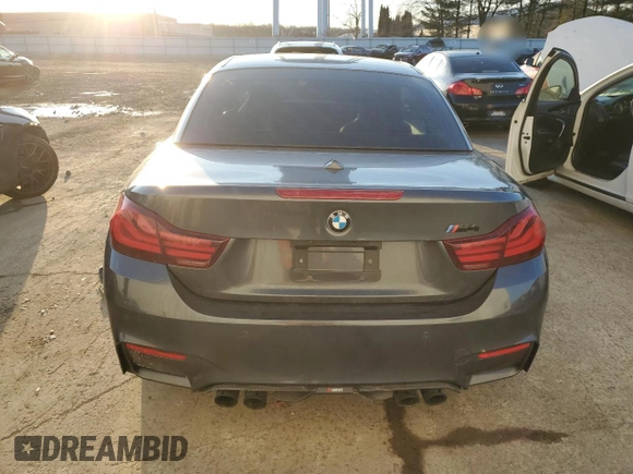 2016 BMW M4 with VIN WBS3U9C56GP968823, listed as a Copart auction lot 42912505 with 62,996 mi miles and Salvage Title. Bid and sale history available at carsss.com. Image 6.
