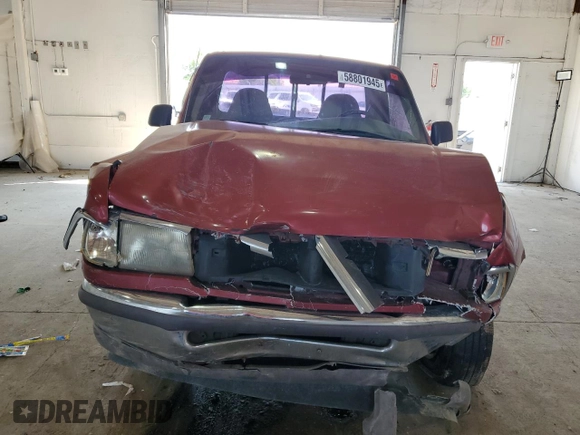 1997 Ford Ranger XLT with VIN 1FTCR10X7VPB61045, listed as a Copart auction lot 58801945 with 333,927 mi miles and Salvage title. Bid and sale history available at DreamBid. Image 5.