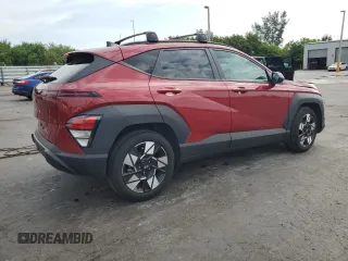 2024 Hyundai Kona SEL with VIN KM8HB3ABXRU103104, listed as a Copart auction lot 59023075 with 9,740 mi miles and Salvage title. Bid and sale history available at DreamBid. Image 3.