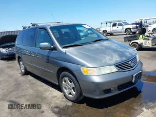 2001 Honda Odyssey EX с VIN 2HKRL18631H594889, выставлен на аукционе IAAI как лот 42676150 с пробегом 150 665 миль миль и . История ставок и продаж доступна на DreamBid. Изображение 1.