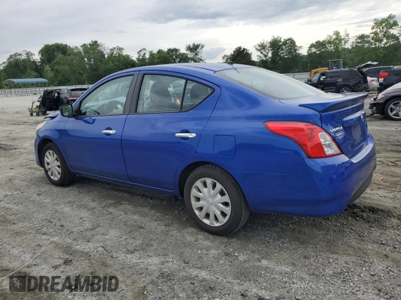 2017 Nissan Versa S with VIN 3N1CN7AP4HL812471, listed as a Copart auction lot 58919625 with 90,012 mi miles and Salvage title. Bid and sale history available at DreamBid. Image 2.