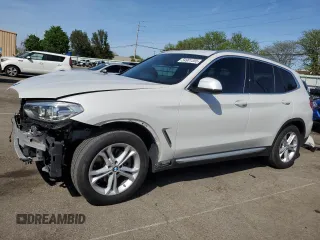 2020 BMW X3 xDrive30i z VIN 5UXTY5C06L9B93142, wystawiony jako Copart lot #54901355 z przebiegiem 58 754 mil mil oraz Szkody całkowita. Historia ofert i sprzedaży dostępna na DreamBid. Obrazek 1.
