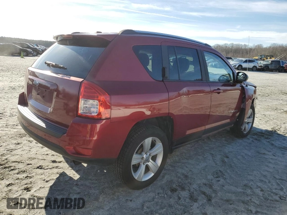 2013 Jeep Compass Sport with VIN 1C4NJCBB3DD196999, listed as a Copart auction lot 45115535 with 108,887 mi miles and Salvage Title. Bid and sale history available at carsss.com. Image 3.
