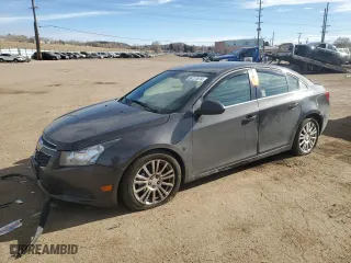 2014 Chevrolet Cruze ECO with VIN 1G1PH5SB8E7127847, listed as a Copart auction lot 86127874 with 0 mi miles and Salvage Title. Bid and sale history available at carsss.com. Image 1.