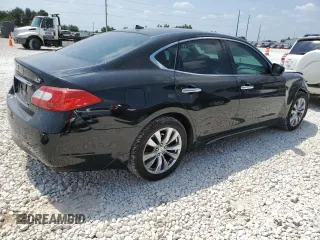 2011 Infiniti M with VIN JN1BY1AP8BM325853, listed as a Copart auction lot 67599954 with 158,303 mi miles and Salvage Title. Bid and sale history available at DreamBid. Image 3.