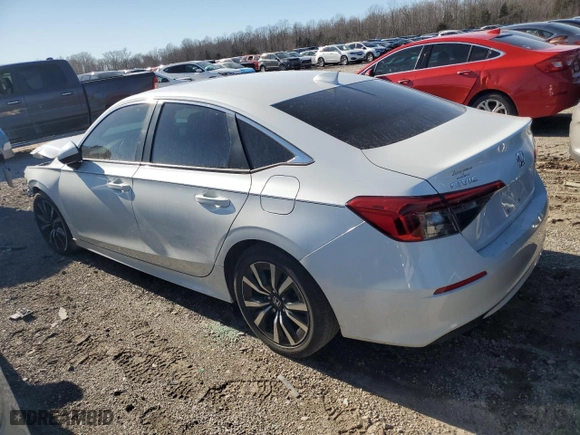 2022 Honda Civic Sedan EX with VIN 2HGFE1F71NH323631, listed as a Copart auction lot 44112805 with 0 mi miles and Non Repairable. Bid and sale history available at carsss.com. Image 2.