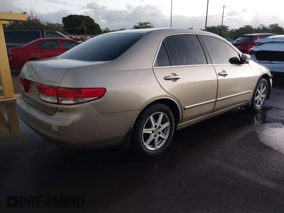 2003 Honda Accord EX z VIN 1HGCM66503A052221, wystawiony jako IAAI lot #41699132 z przebiegiem 132 623 mil mil oraz . Historia ofert i sprzedaży dostępna na DreamBid. Obrazek 4.