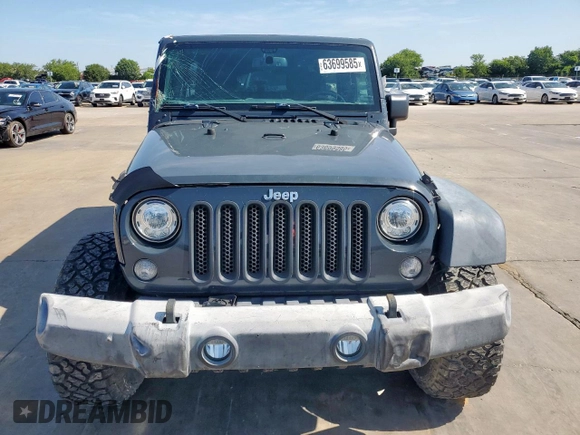 2017 Jeep Wrangler Unlimited Sport with VIN 1C4BJWDG7HL607071, listed as a Copart auction lot 63699585 with Not provided miles and Salvage title. Bid and sale history available at DreamBid. Image 5.