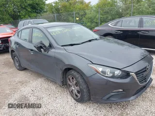 2015 Mazda 3 i Sport with VIN 3MZBM1U71FM146744, listed as a IAAI auction lot 42821202 with 195,440 mi miles and . Bid and sale history available at DreamBid. Image 1.