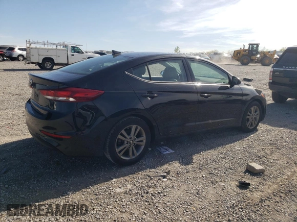 2018 Hyundai Elantra SEL with VIN 5NPD84LF9JH402248, listed as a Copart auction lot 53633005 with 47,578 mi miles and Salvage Title. Bid and sale history available at DreamBid. Image 3.