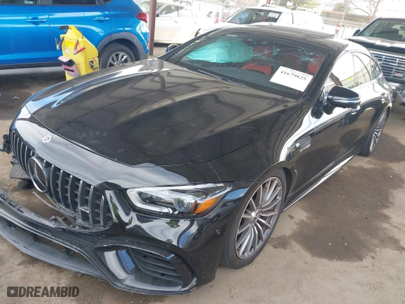 2019 Mercedes-Benz AMG GT with VIN WDD7X8JB6KA000354, listed as a IAAI auction lot 41679825 with 57,936 mi miles. Bid and sale history available at carsss.com. Image 18.